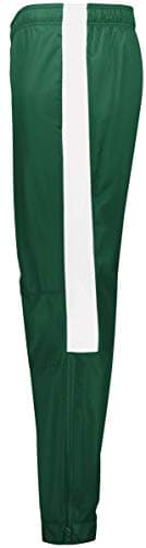 Holloway Sportswear SeriesX Pant for Men: Breathable Moisture-Wicking Fitness Pant, XL, Dark Green/White, Enhanced Swea