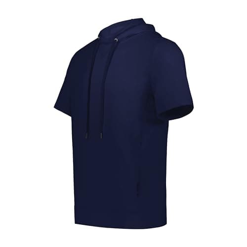 Holloway Ventura Soft Knit Short Sleeve Hoodie - Athletic Sweatshirt for Men Training Gym Casual Wear