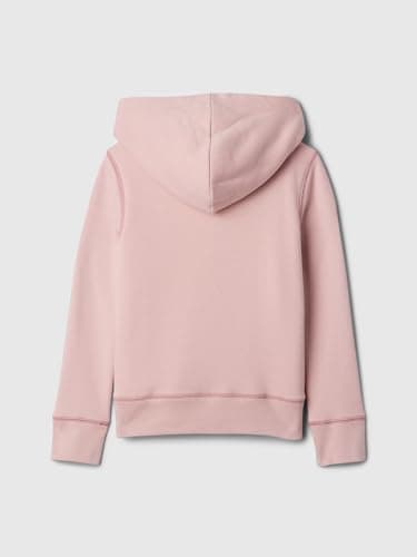 GAP Girls' Cozy Logo Full Zip Hoodie for School and Everyday Wear