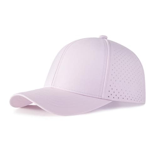 VOBOOM Men Quick Dry Baseball Cap for Summer Sports Laser Cut Mesh Curved Brim Snapback Hat