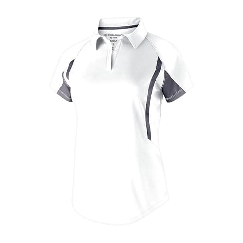 Holloway Women's Avenger Polo Cold Weather Protection Active Outdoor Men's Women's Lightweight Breathable Sweat-wicking