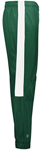 Holloway Sportswear SeriesX Pant for Men: Breathable Moisture-Wicking Fitness Pant, XL, Dark Green/White, Enhanced Swea