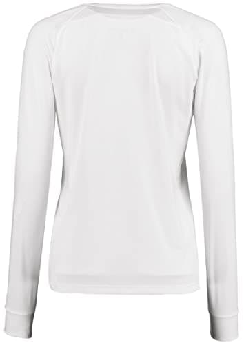 Holloway Sportswear Womens Electrify Coolcore® Long Sleeve Tee 2XL White - Reflective Technology, Moisture Wicking, Fitn