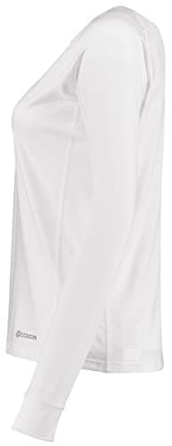 Holloway Sportswear Womens Electrify Coolcore® Long Sleeve Tee 2XL White - Reflective Technology, Moisture Wicking, Fitn