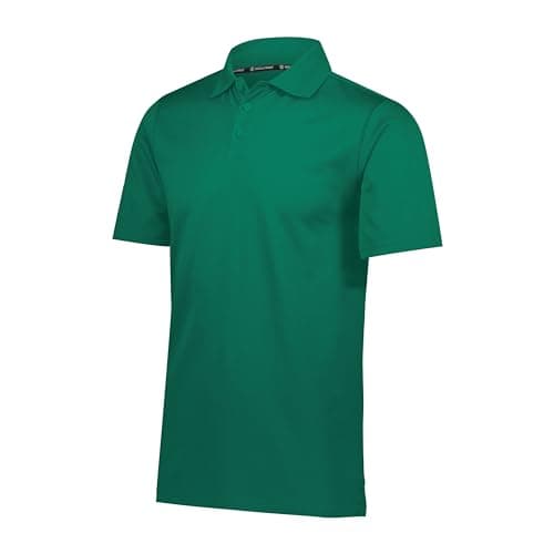 Holloway Men's Prism Polo + Technical Fabric + Active Men + Outdoor Activities + Quick Dry + Medium Fit + 100% Polyester