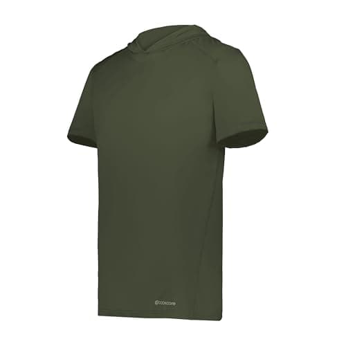 Coolcore Technology Men's Short Sleeve Hoodie for Outdoor Activities
| Breathable Short Sleeve Hoodie for Men with Cool