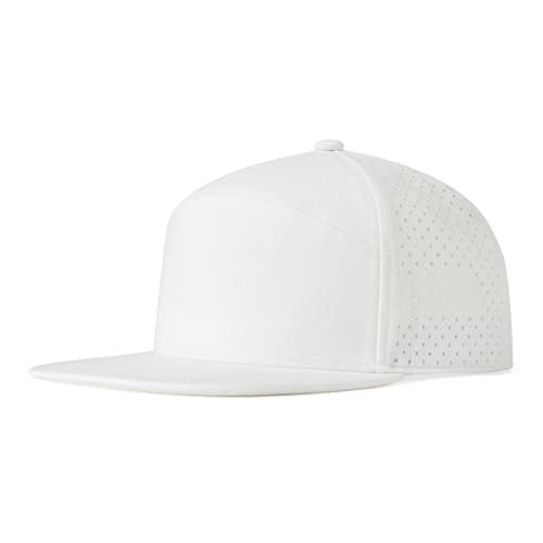 FEINION Men's Adjustable Performance Laser Perforated Baseball Cap for Summer Sports