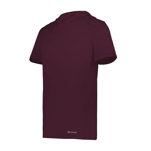 Coolcore Technology Men's Short Sleeve Hoodie for Outdoor Activities
| Breathable Short Sleeve Hoodie for Men with Cool