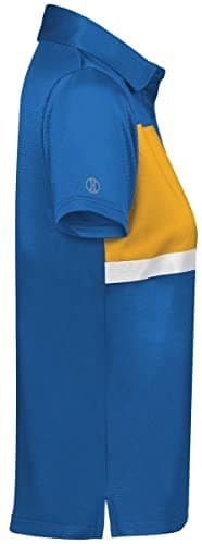 Holloway Sportswear Women's Prism Bold Polo XL Royal/Gold Lightweight Breathable Polo for Women's Outdoor Sports and Fit
