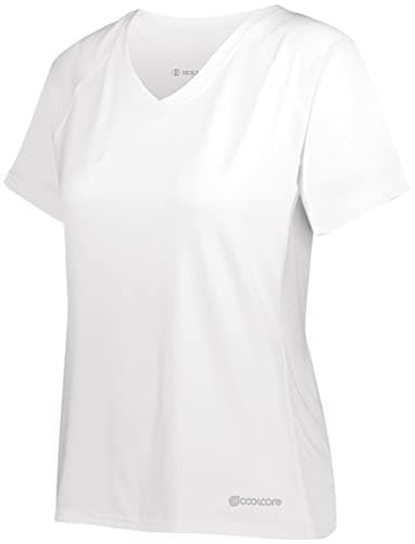Holloway Sportswear Womens Electrify Coolcore® Tee White for Summer Fitness 
| Holloway Sportswear Womens Electrify Coo