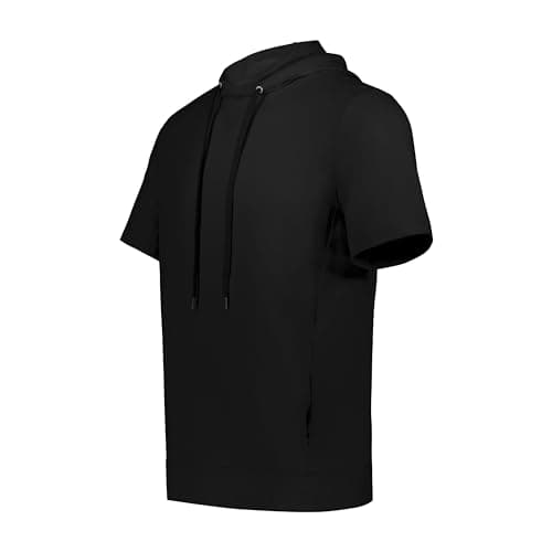 Holloway Ventura Soft Knit Short Sleeve Hoodie - Athletic Sweatshirt for Men Training Gym Casual Wear