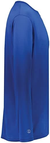 Holloway Sportswear Momentum Long Sleeve Tee XL Royal + Fast Drying + Moisture Wicking +Athletic Men