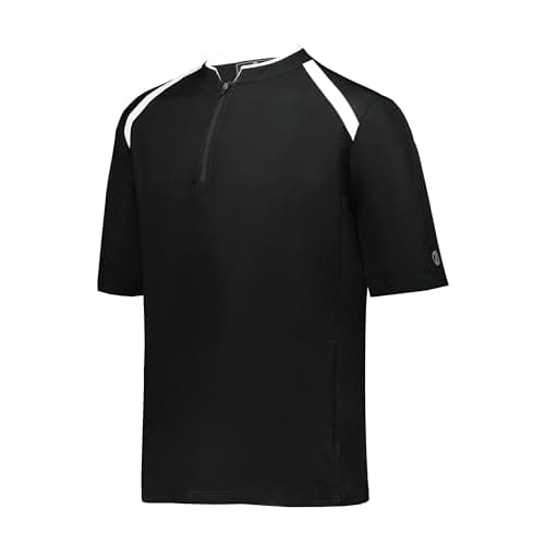 Holloway Clubhouse Short Sleeve Pullover Cage Jacket for Men in Office Casual Wear Lightweight Breathable Comfortable