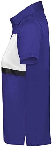 Holloway Ladies Prism Bold Polo 2Xl Purple/White - Technical Performance Polo Shirt for Outdoor Activities