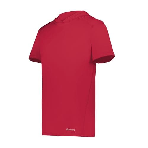 Coolcore Technology Men's Short Sleeve Hoodie for Outdoor Activities
| Breathable Short Sleeve Hoodie for Men with Cool