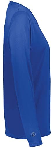 Holloway Ladies Momentum Long Sleeve Tee 2XL Royal Thermal Running Top Fast Drying Moisture Wicking Certification Size 2