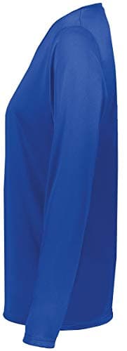 Holloway Ladies Momentum Long Sleeve Tee 2XL Royal Thermal Running Top Fast Drying Moisture Wicking Certification Size 2