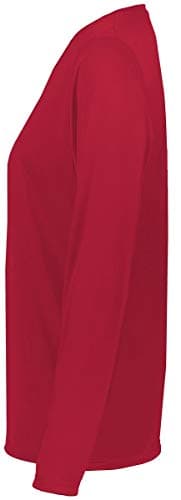 Holloway Ladies Momentum Long Sleeve Tee 2Xl Scarlet - Warmth, Fashion, Layering Essential