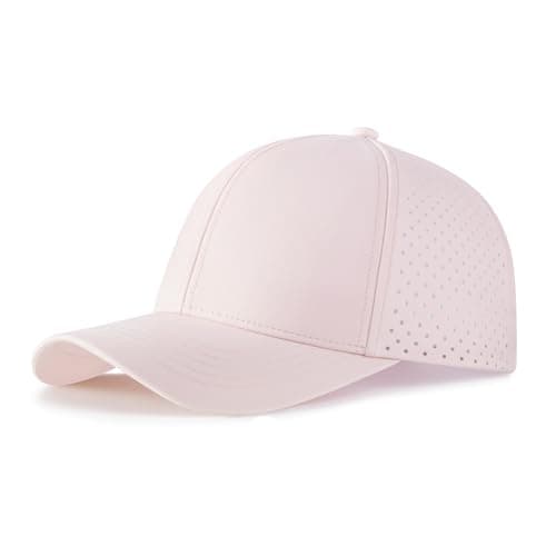 VOBOOM Men Quick Dry Baseball Cap for Summer Sports Laser Cut Mesh Curved Brim Snapback Hat