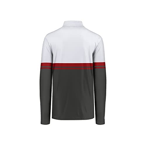 Holloway Men's NCAA Cotton-Touch™ Poly Quarter-Zip Pullover - Comfortable Collegiate Apparel for Men - Versatile Sportsw