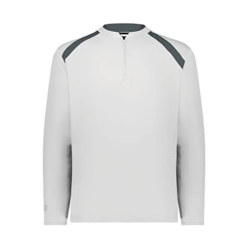 Holloway Men's Clubhouse Pullover Cage Jacket - Quarter Zip - Ultimate Comfort for Men - Versatile Outdoors & Indoor Wea