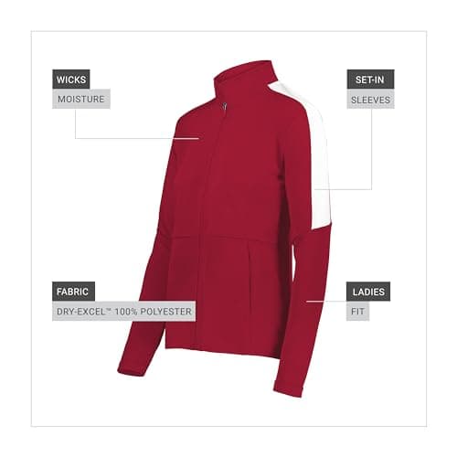 Holloway Women's Crosstown Jacket Warm Fleece Jogger Style Jackets for Women Outdoor Winteraktiv