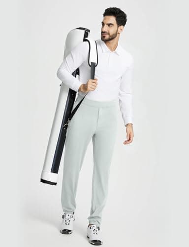 Baleaf Men's 30'' Stretch Lightweight Golf Joggers Pants for Workout & Travel Quick Dry Sweatpants Zip Pockets
| Baleaf