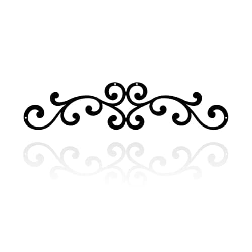 Rustic Iron Metal Scroll Wall Art for Front Porch and Entryway Decor
| Pair Scroll Metal Decorations for Living Room Ha