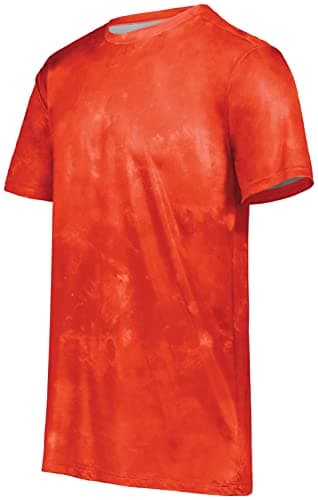 Holloway Men's Stock Cotton-Touch Poly Tee + Comfort + Outdoor + Lightweight + Stretchy + Medium Size + 100% Polyester +
