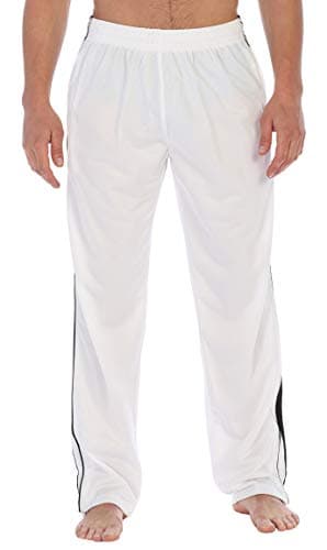 Gioberti Mens Athletic Track Pants with Zip Bottom - Comfortable Elastic Waist, Quick-Drying Material, Perfect for Fitne