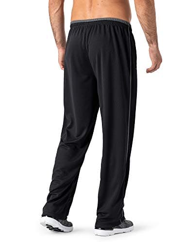 Magnivit Men's Lightweight Sweatpants for Comfortable Athletes with Open Bottom Mesh and Zipper Pockets
| Magnivit Men'