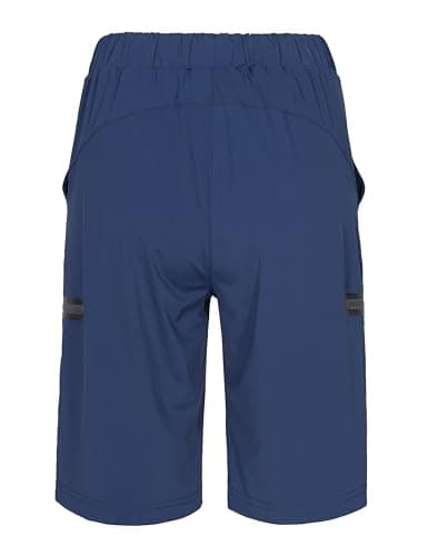 Mapamyumco Women's Hiking Cargo Shorts Ultra Stretch Quick Dry Lightweight for Camping Travel Golf