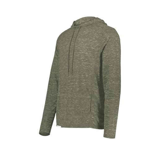 Holloway Men's Warm Monterey Hoodie for Outdoor ActivitiesHeat Retaining Fleece Hoodie, Men's Large, Black, Winter Gear,