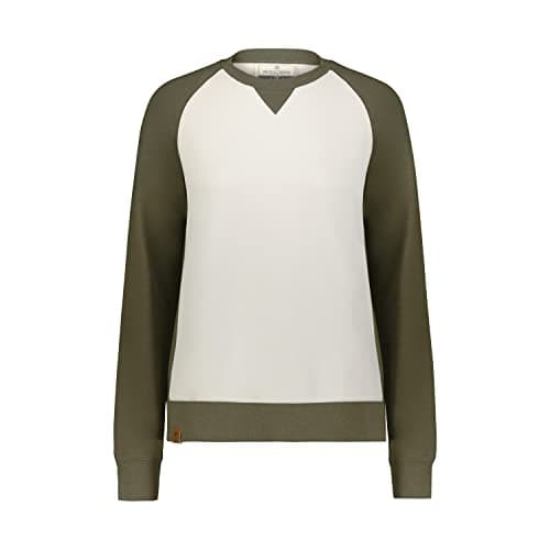 Holloway Women's All-American Fleece Crew + Warm + Active Ladies + Workout Gym + Quick Dry + Medium Stretch + 8.5 oz