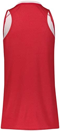 Augusta Sportswear Holloway Ladies Basketball Jersey 2XL Scarlet/White Comfort Breathability Team Spirit Versatile Court
