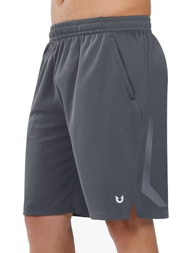 NORTHYARD Men's Athletic Quick Dry Lightweight Basketball Shorts with Zipper Pockets for Running and Gym
| NORTHYARD Me