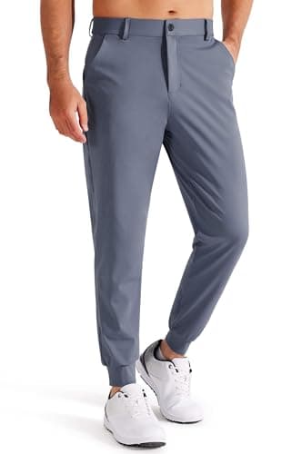 Libin Men's 4-Way Stretch Golf Joggers with Pockets Global Recycled Standard  
Libin Men's Slim Fit Sweatpants for Work