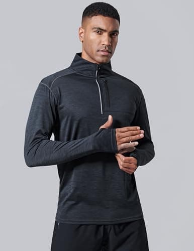 Liberty Imports 3-Pack Men’s Lightweight Long Sleeve Athletic Jackets for Performance Workouts and Runs