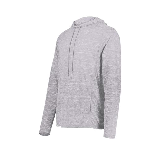 Holloway Men's Warm Monterey Hoodie for Outdoor ActivitiesHeat Retaining Fleece Hoodie, Men's Large, Black, Winter Gear,