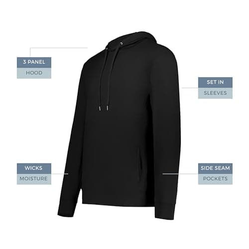 Holloway Men's Ventura Soft Knit Hoodie + Comfort + Outdoor Activity + Warmth + Stretchy Fitting + 2XL + Winter Wear + W