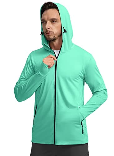 Men's UPF 50+ Light Jacket for Hiking Sun Protection
| Men's Full Zip Sun Protection Hoodie for Fishing
| Men's Long Sl
