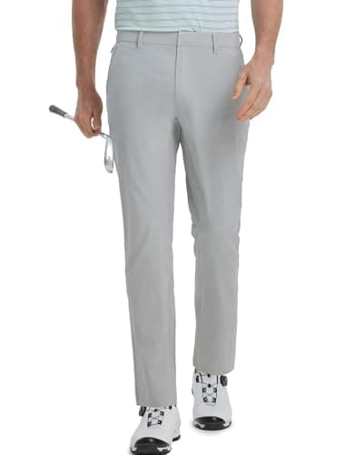 M MAELREG Men's Stretch Lightweight 5 Pockets Golf Pants - Casual Trousers for Men Water-Resistant 30"/32"/34"