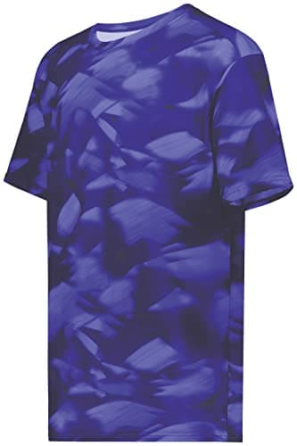 Holloway Men's Stock Cotton-Touch Poly Tee + Comfort + Outdoor + Lightweight + Stretchy + Medium Size + 100% Polyester +