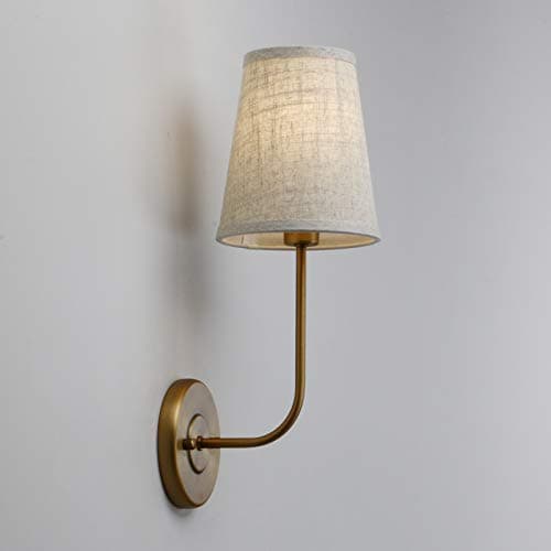 Pathson Set of 2 Vintage Wall Sconces for Industrial Living Room and Bedroom Hardwired Bathroom Vanity Lights (Antique B