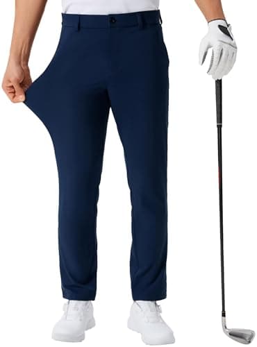 QPNGRP Men's Lightweight Stretch Golf Pants for Summer Inseam 30"/32"/34"
| QPNGRP Men's Golf Work Dress Pants Inseam 3