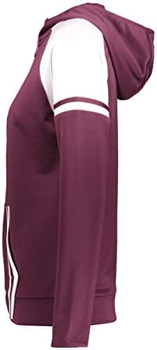 Holloway Sportswear Womens SeriesX Jacket L Maroon/White Outdoor Winter Warmth Insulation Fleece Jacket>')