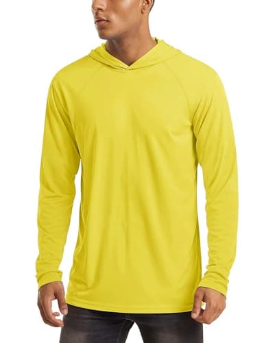 UPF 50+ Men's Hooded Sun Protection T-Shirts for Fishing and Athletic Pursuits
| Men's Hooded UPF 50+ Sun Protection Lo