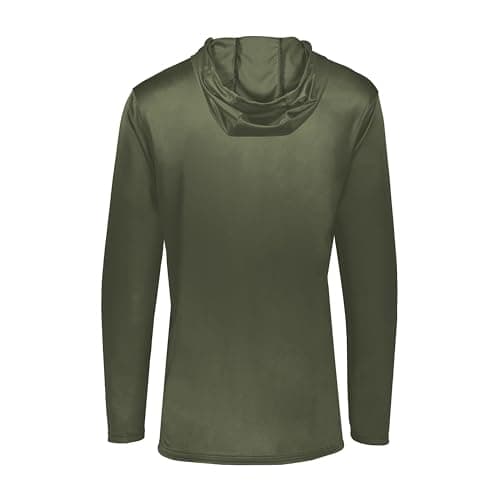 Holloway Men's Momentum Hoodie + Warm + Athletes + Workout + Moisture-Wicking Technology + Pullover Style + 2XL + Winter