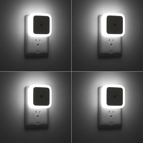 Sujeet Blue Dusk to Dawn Night Light 4 Pack for Bedroom Bathroom Hallway  
Sujeet Blue Night Lights 4 Pack Plug into Wal