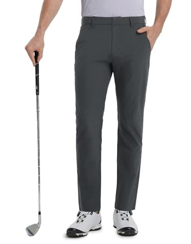 M MAELREG Men's Stretch Lightweight 5 Pockets Golf Pants - Casual Trousers for Men Water-Resistant 30"/32"/34"
